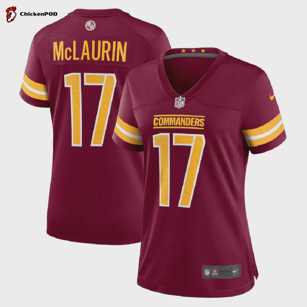 Terry McLaurin Washington Commanders Women’s Player Game Jersey – Burgundy