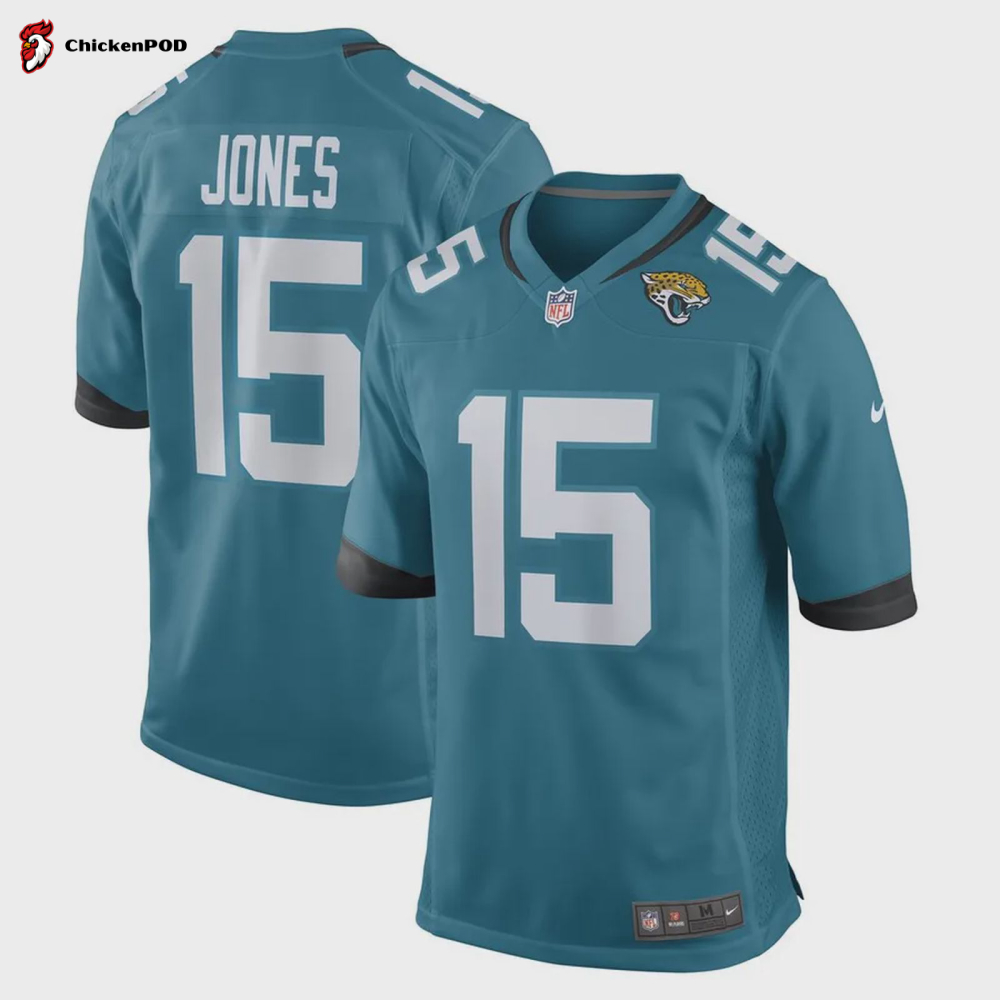 Tim Jones Jacksonville Jaguars Game Player Jersey – Teal