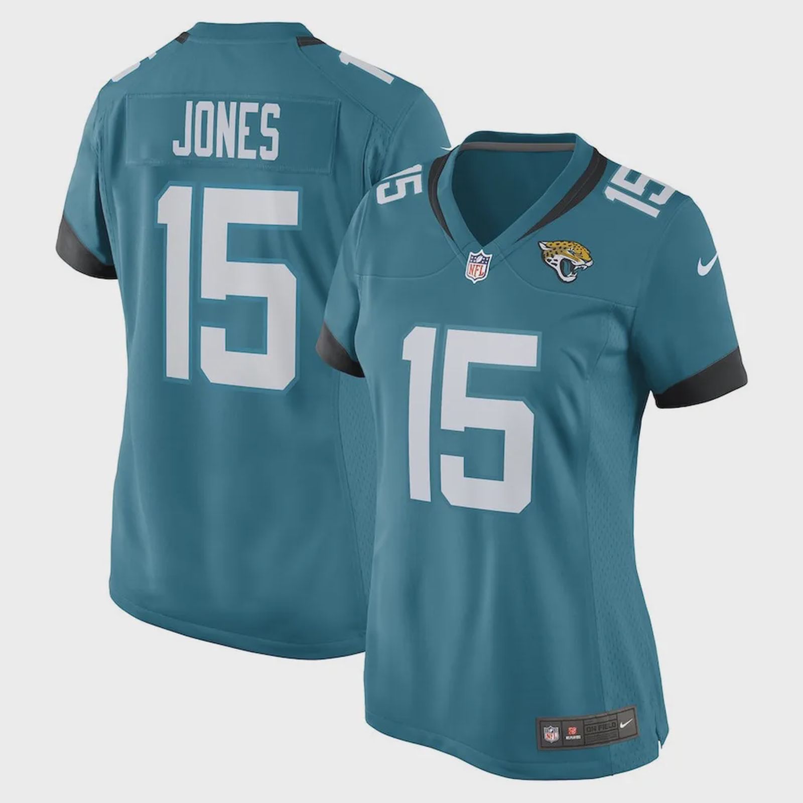 Tim Jones Jacksonville Jaguars Women’s Game Player Jersey – Teal