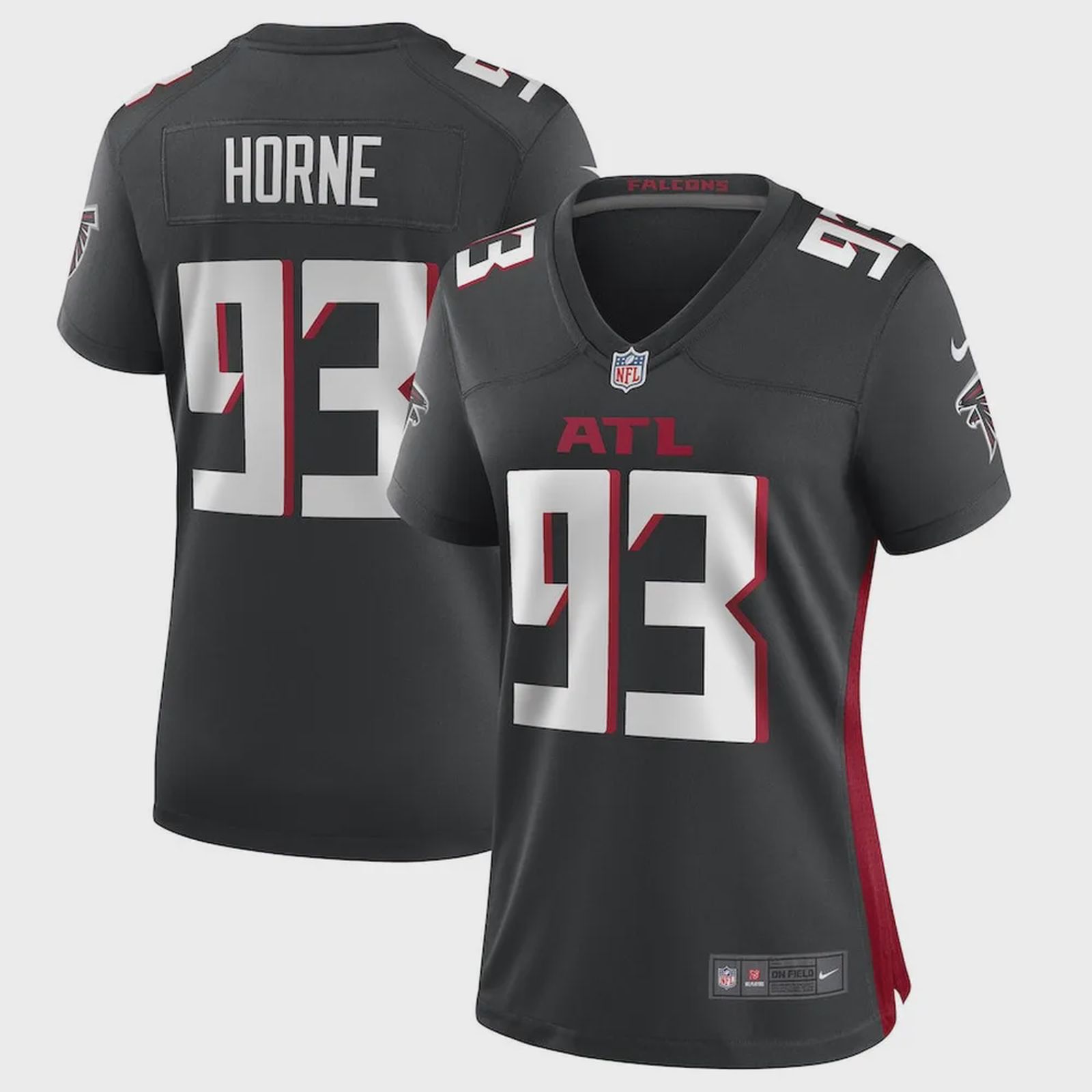 Timmy Horne Atlanta Falcons Women’s Game Player Jersey – Black