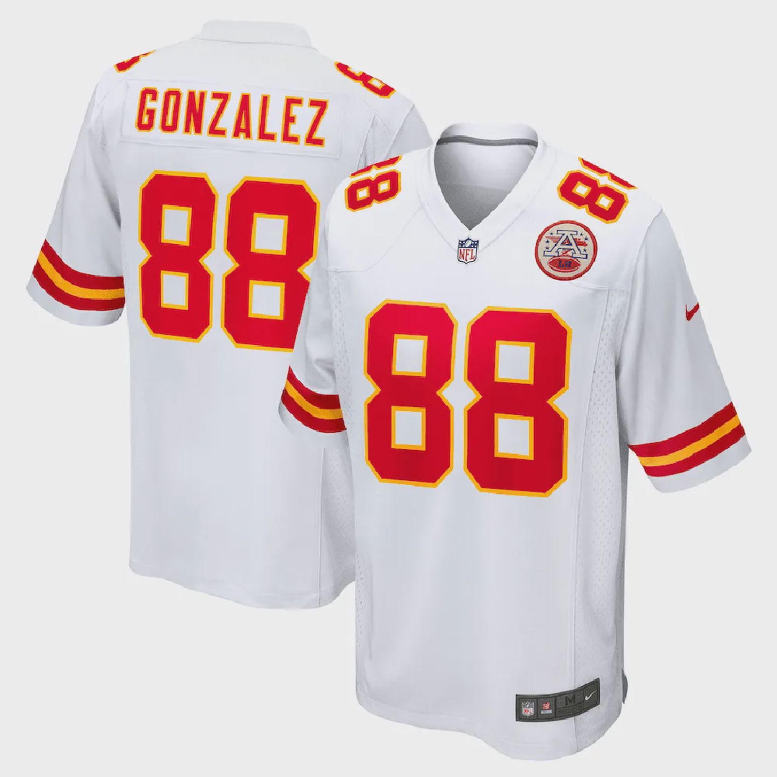 Tony Gonzalez Kansas City Chiefs Retired Player Game Jersey – White