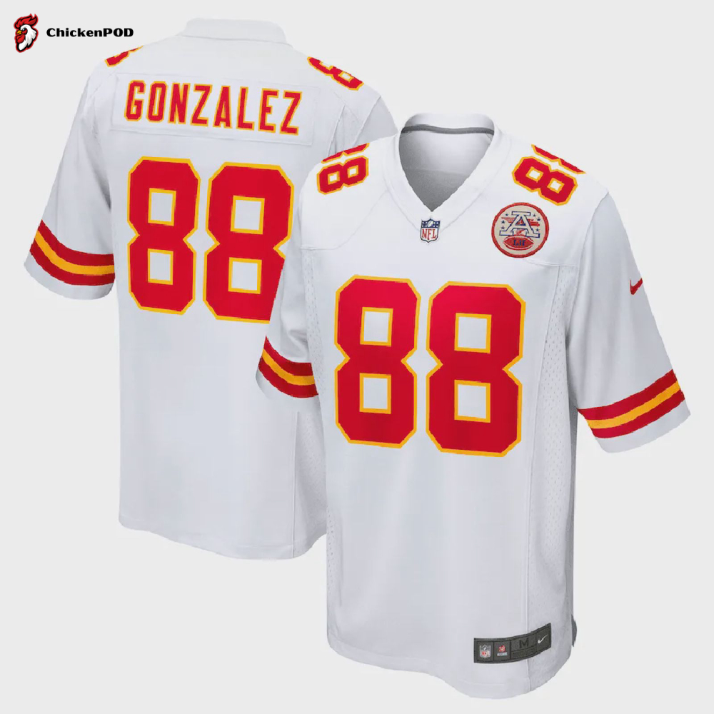 Tony Gonzalez Kansas City Chiefs Retired Player Game Jersey – White