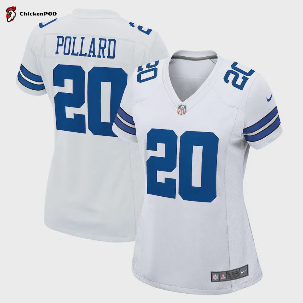 Tony Pollard 20 Dallas Cowboys Art Design Game Jersey – Men, White