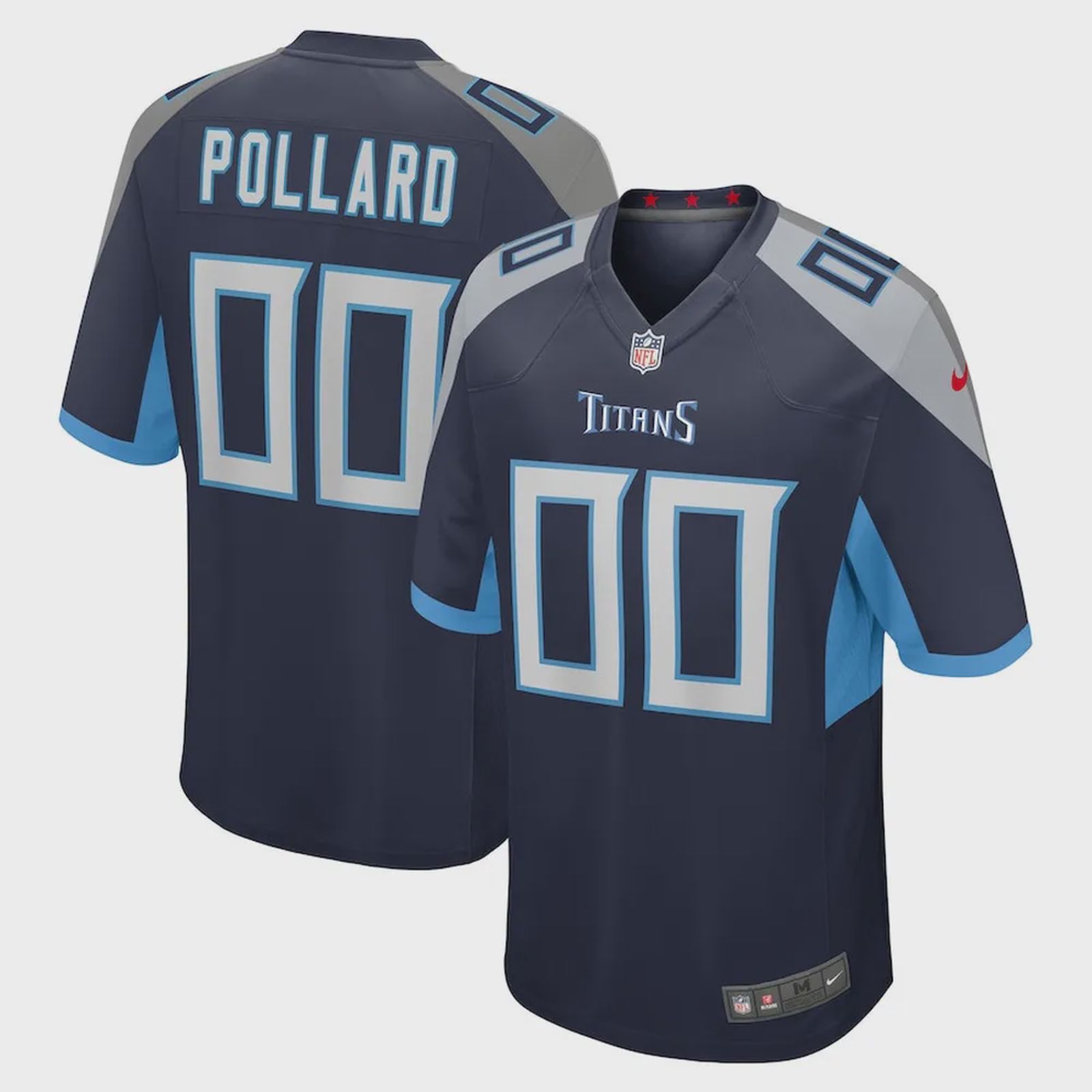 Tony Pollard Tennessee Titans Game Player Jersey – Navy