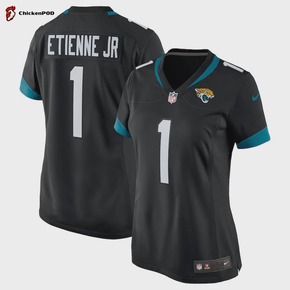 Travis Etienne 1 Jacksonville Jaguars Women’s Game Jersey – Black