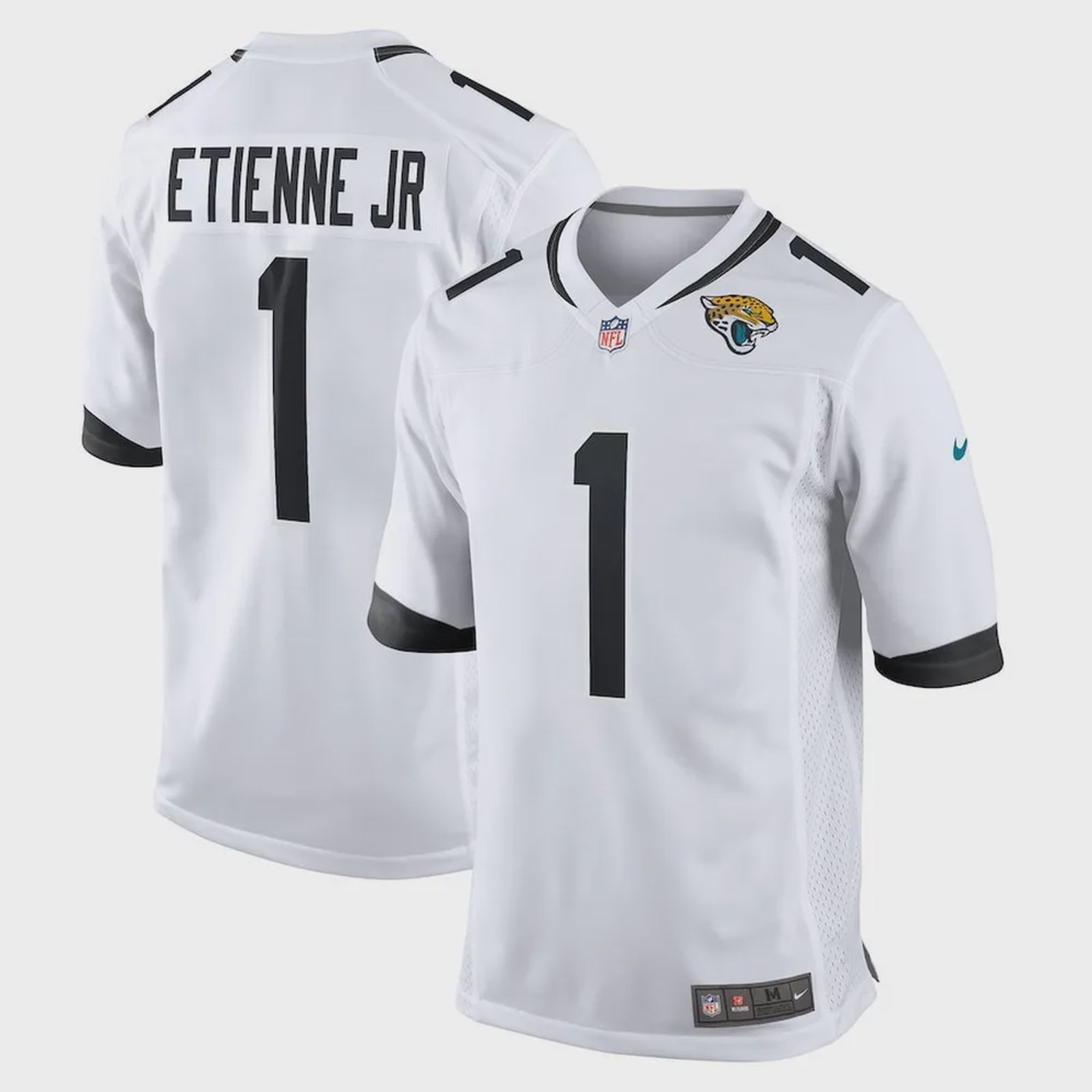 Travis Etienne Jr. 1 Jacksonville Jaguars Men’s Game Jersey – White