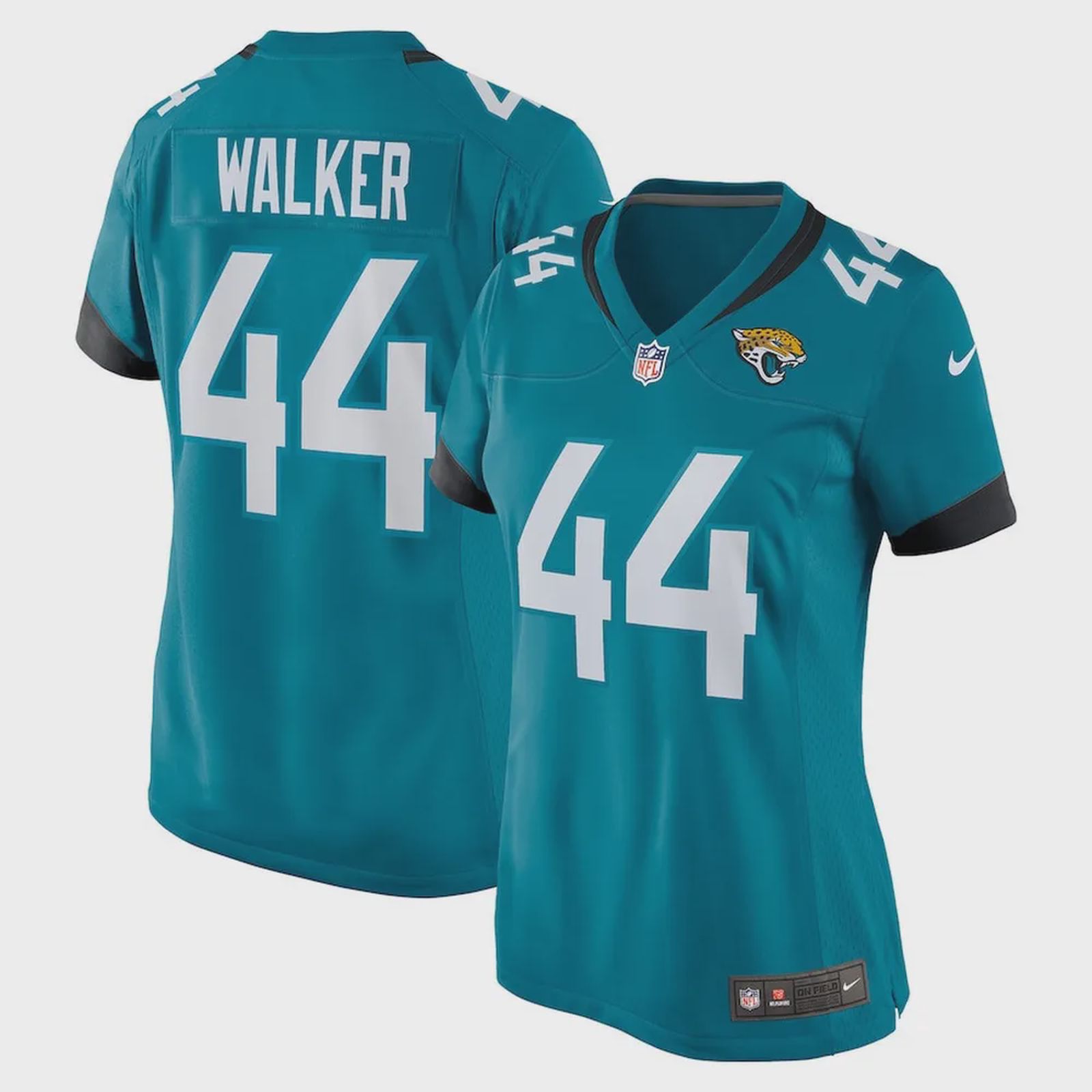 Travon Walker 44 Jacksonville Jaguars Women’s 2022 Draft First Round Pick Game Jersey In Teal