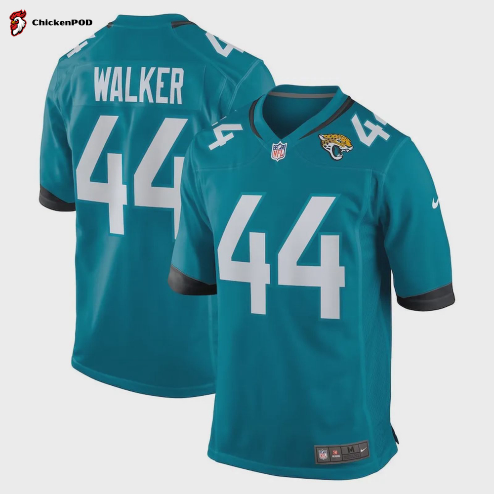 Travon Walker 44 Jacksonville Jaguars YOUTH Game Jersey – Teal