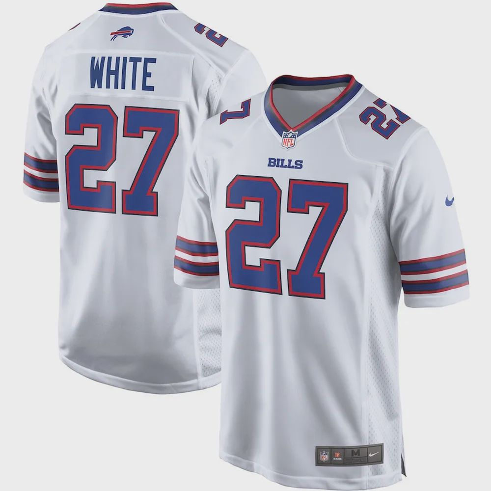 Tre’Davious White 27 Buffalo Bills Game Player Jersey – White