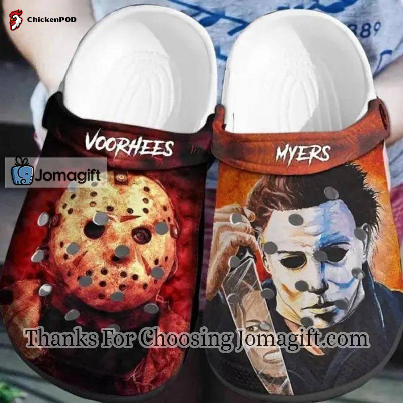 [Comfortable] Jason Voorhees Horror Movie Crocs-Slippers Gift