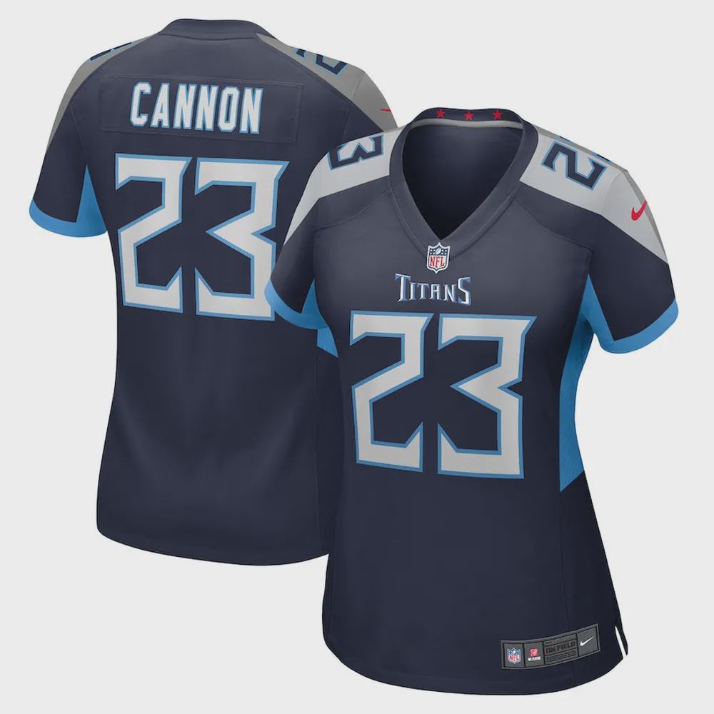 Trenton Cannon Tennessee Titans Women’s Player Game Jersey – Navy