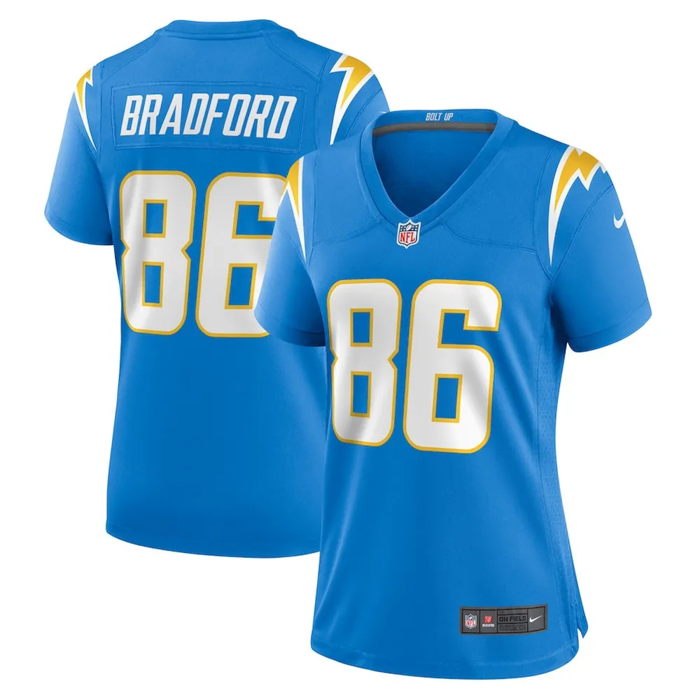 Trevon Bradford Los Angeles Chargers Women’s Player Game Jersey – Powder Blue