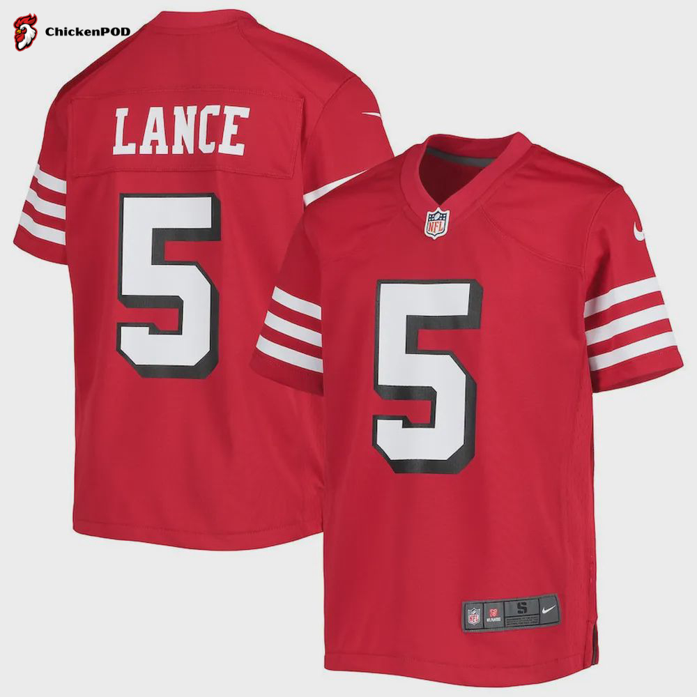 Trey Lance San Francisco 49ers Alternate Game Jersey – White