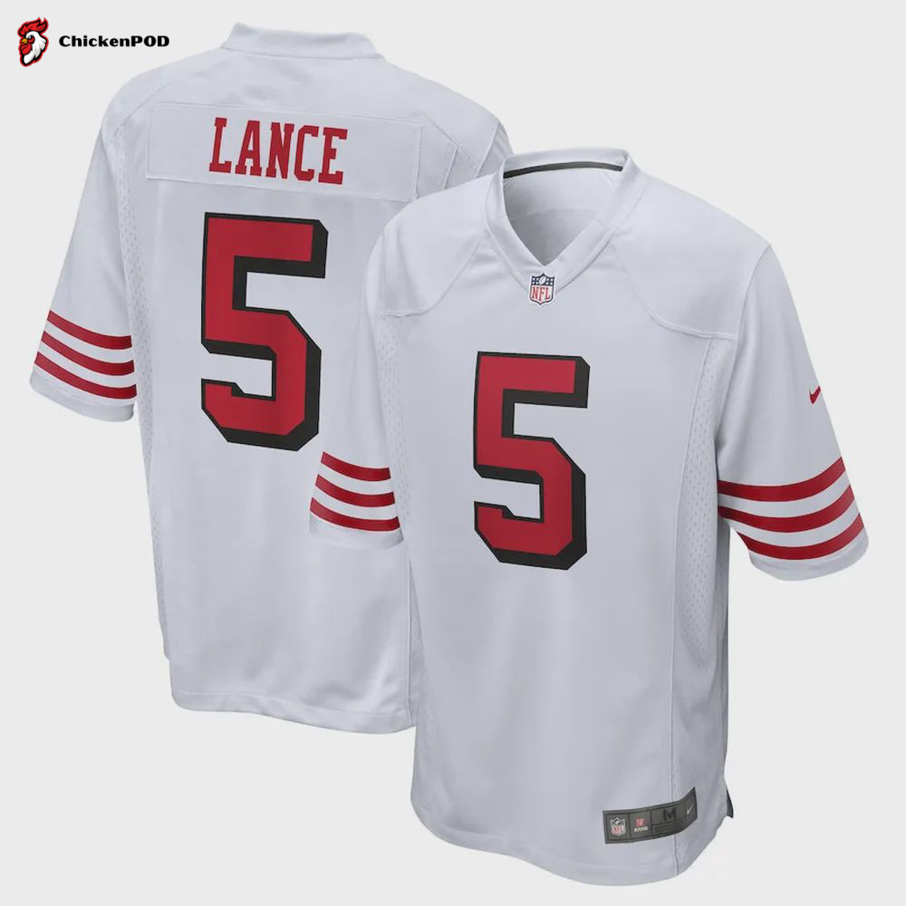 Trey Lance San Francisco 49ers Women’s Alternate Game Player Jersey – Scarlet