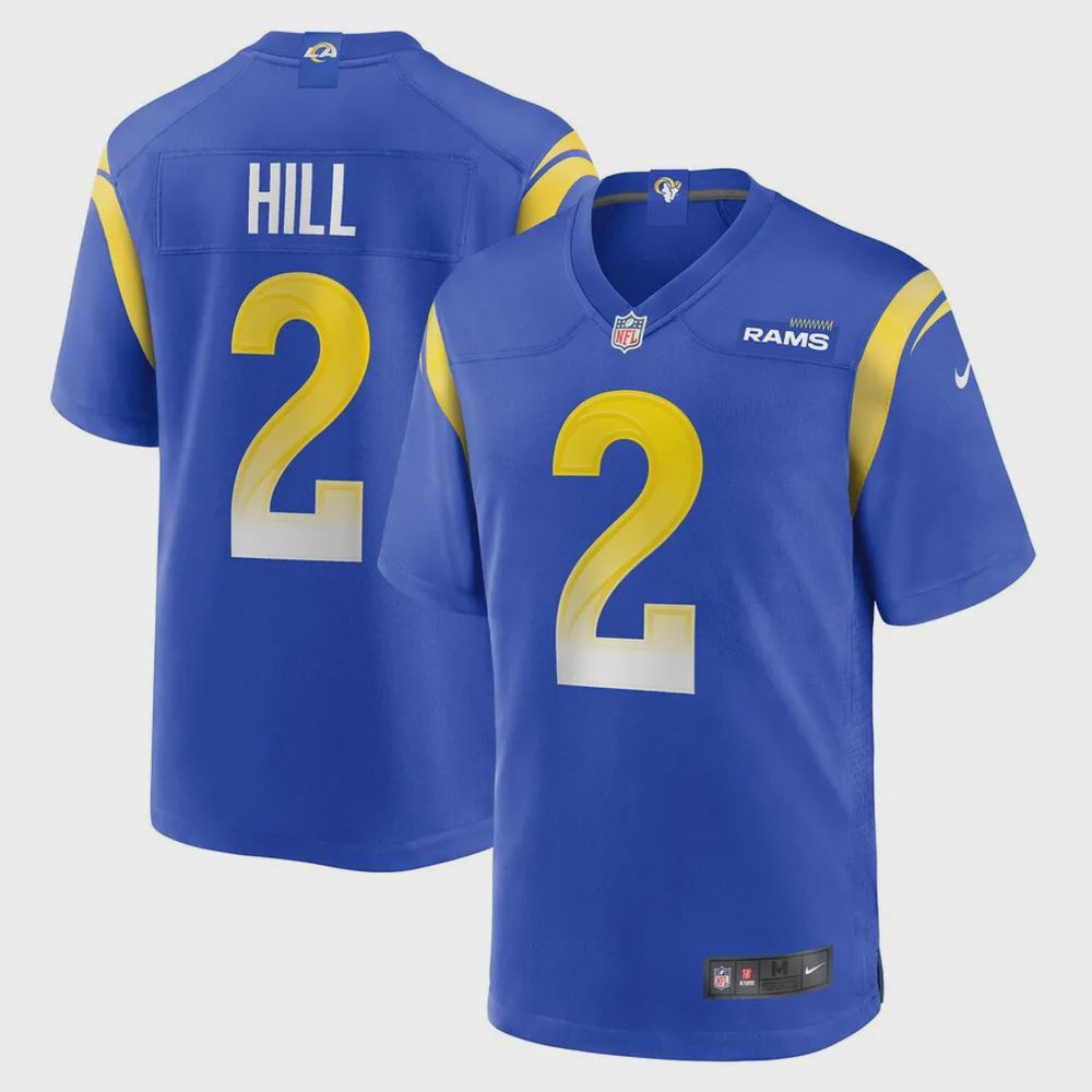 Troy Hill Los Angeles Rams Game Player Jersey – Royal