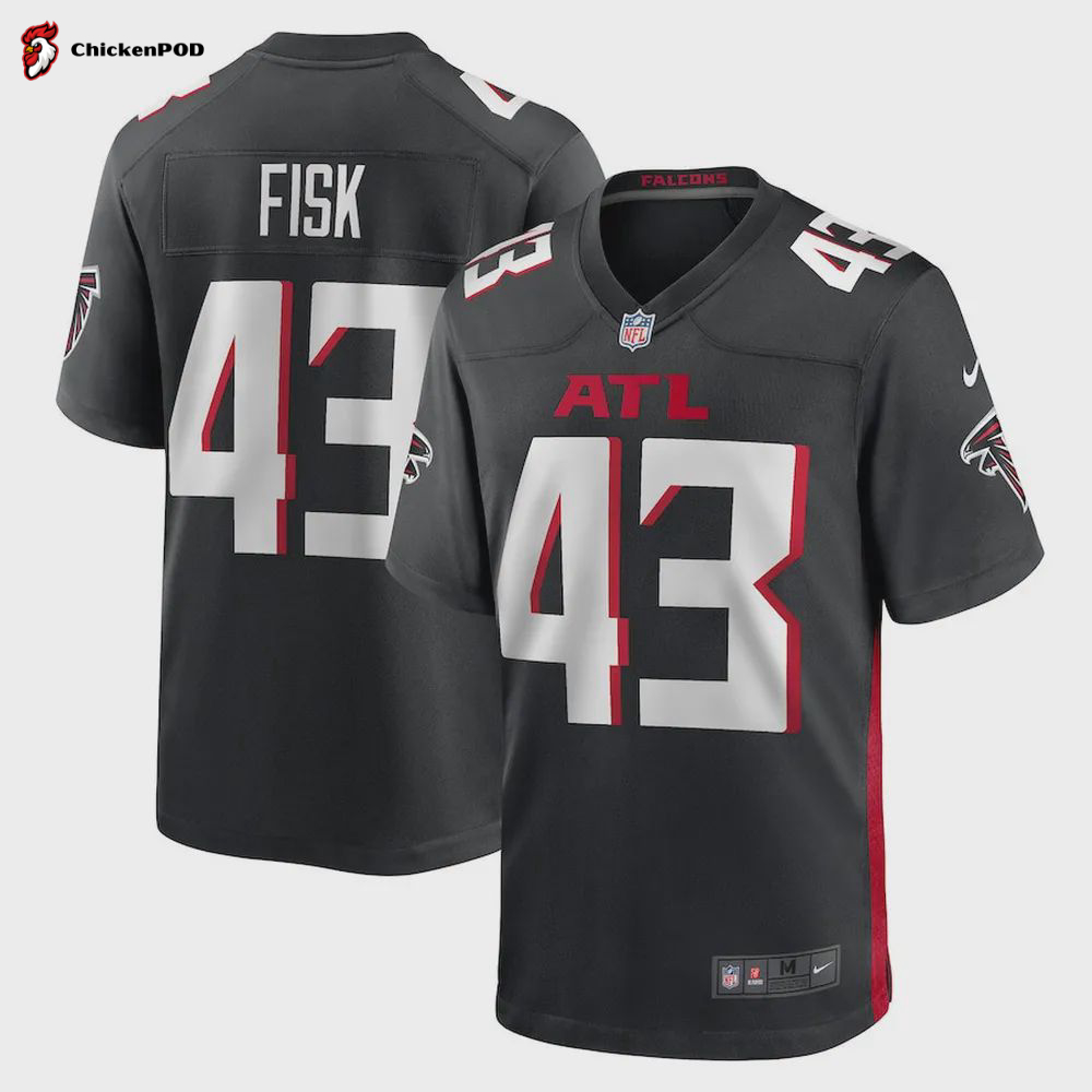 Tucker Fisk Atlanta Falcons Player Game Jersey – Black