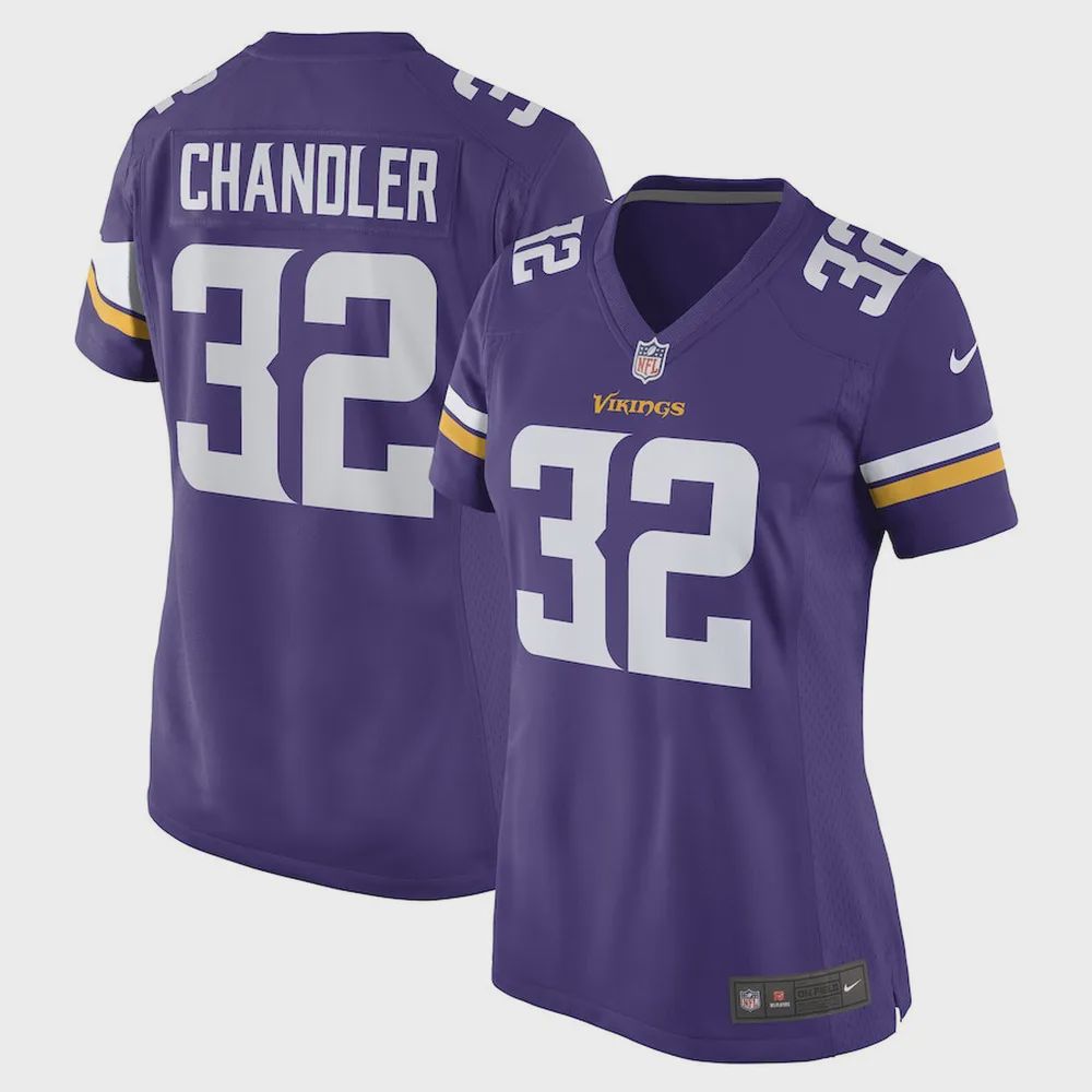 Ty Chandler Minnesota Vikings Women’s Game Player Jersey – Purple