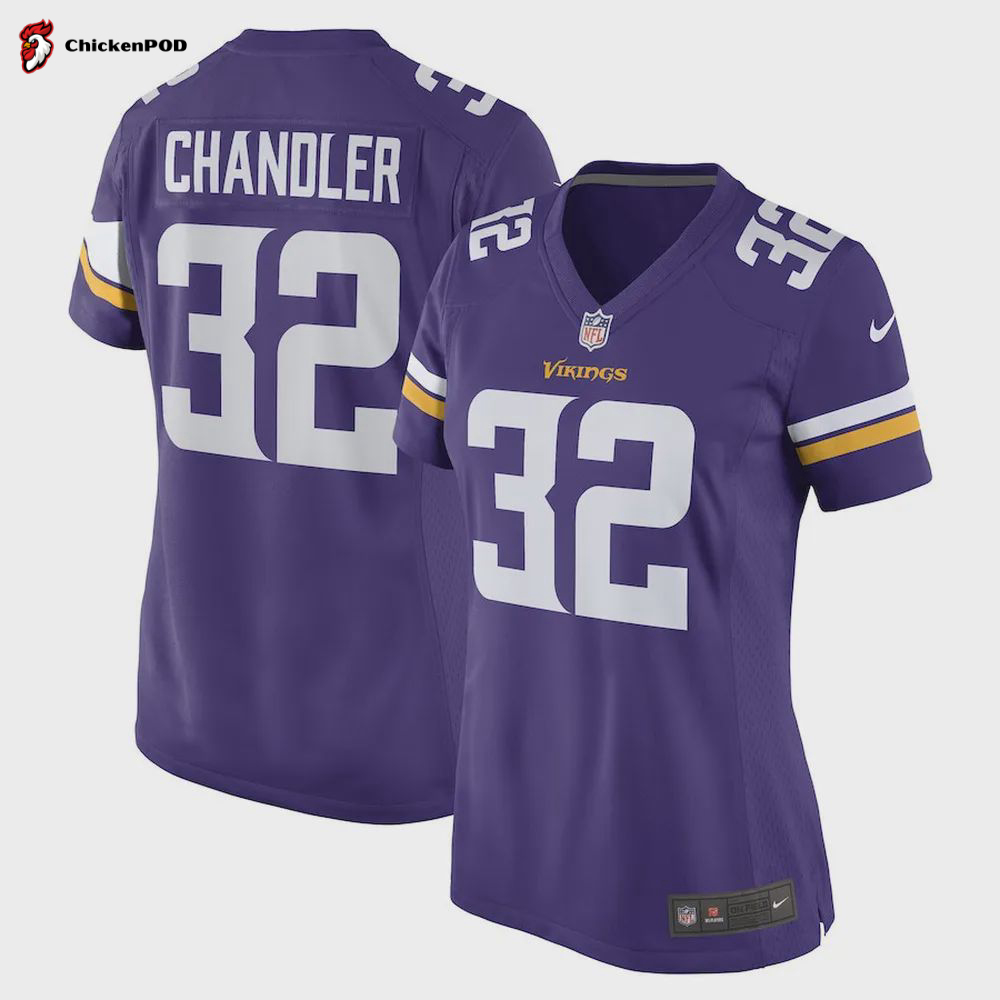 Ty Chandler Minnesota Vikings Women’s Game Player Jersey – Purple