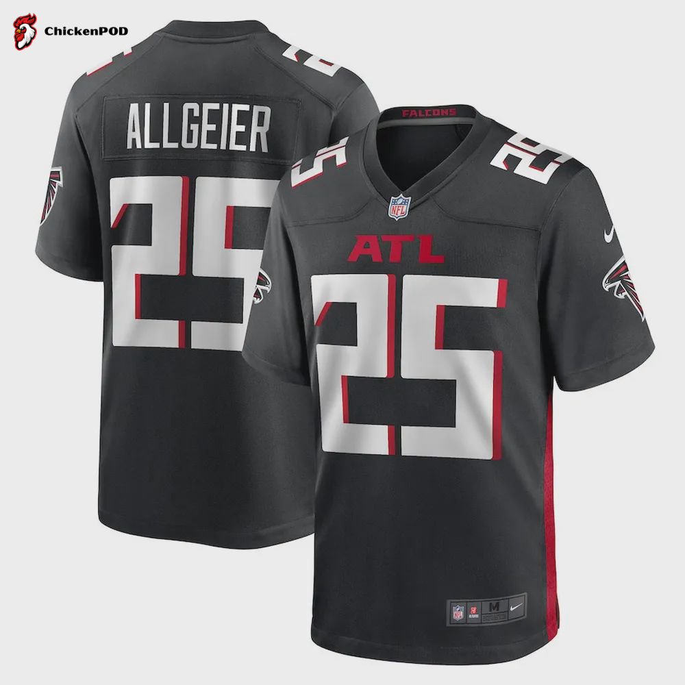 Tyler Allgeier 25 Atlanta Falcons Men’s Game Jersey – Black