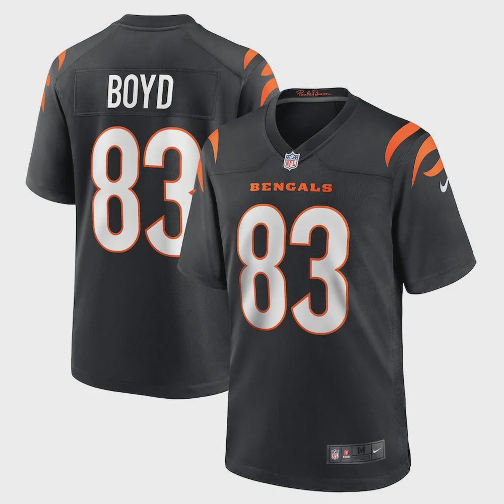 Tyler Boyd Cincinnati Bengals Game Jersey – Black