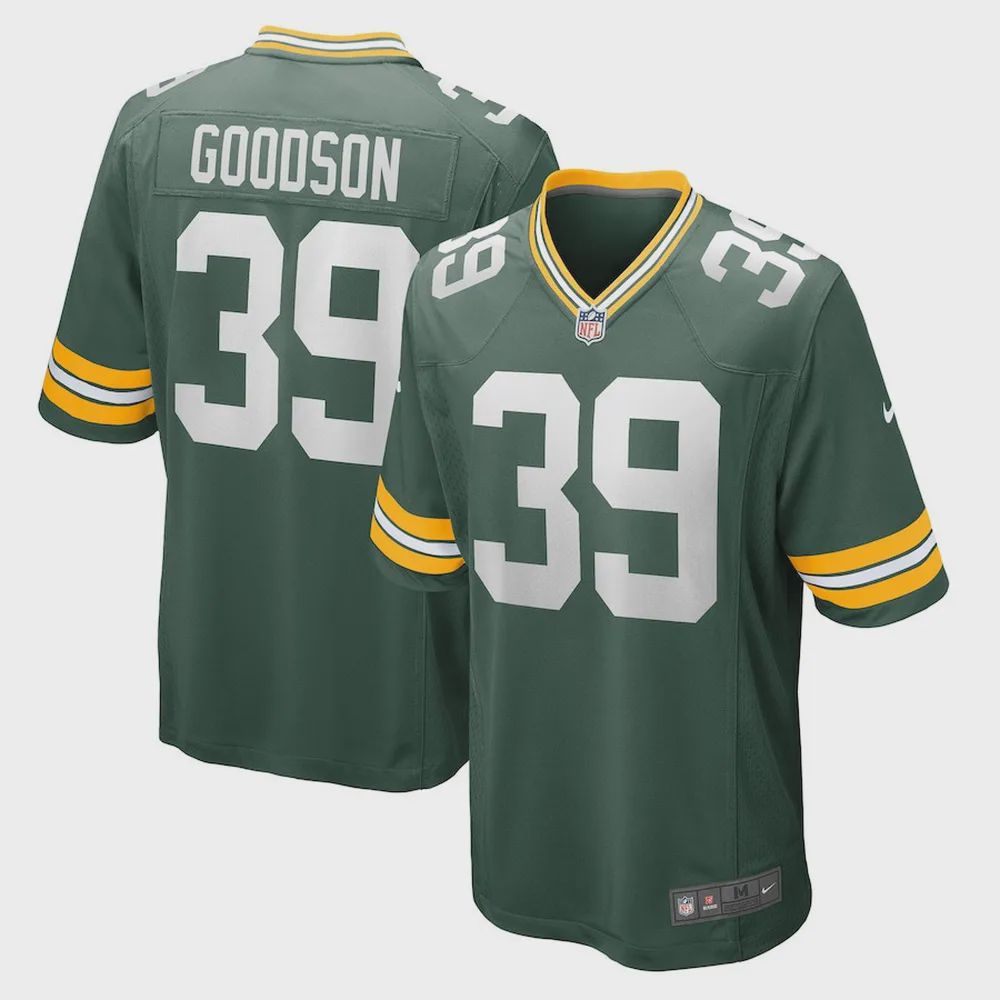 Tyler Goodson Green Bay Packers Game Player Jersey – Green