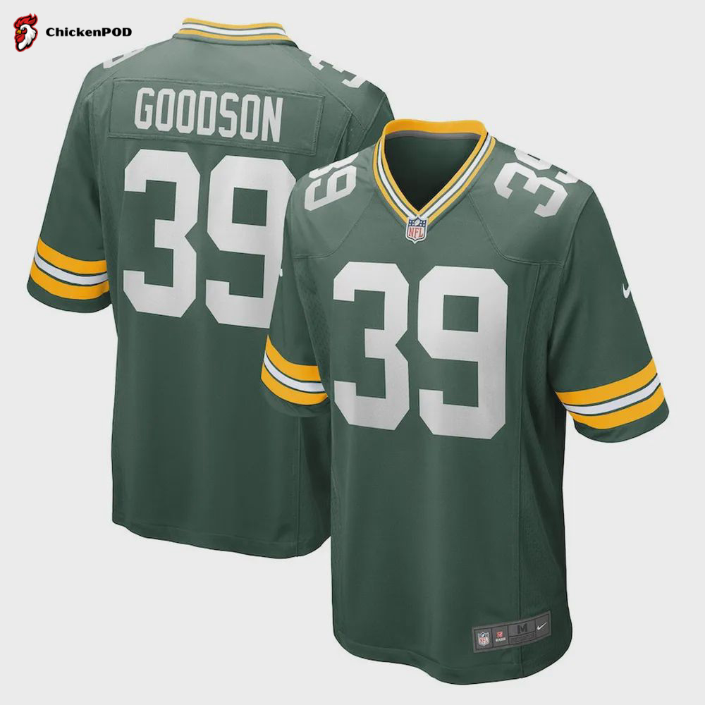 Tyler Goodson Green Bay Packers Game Player Jersey – Green