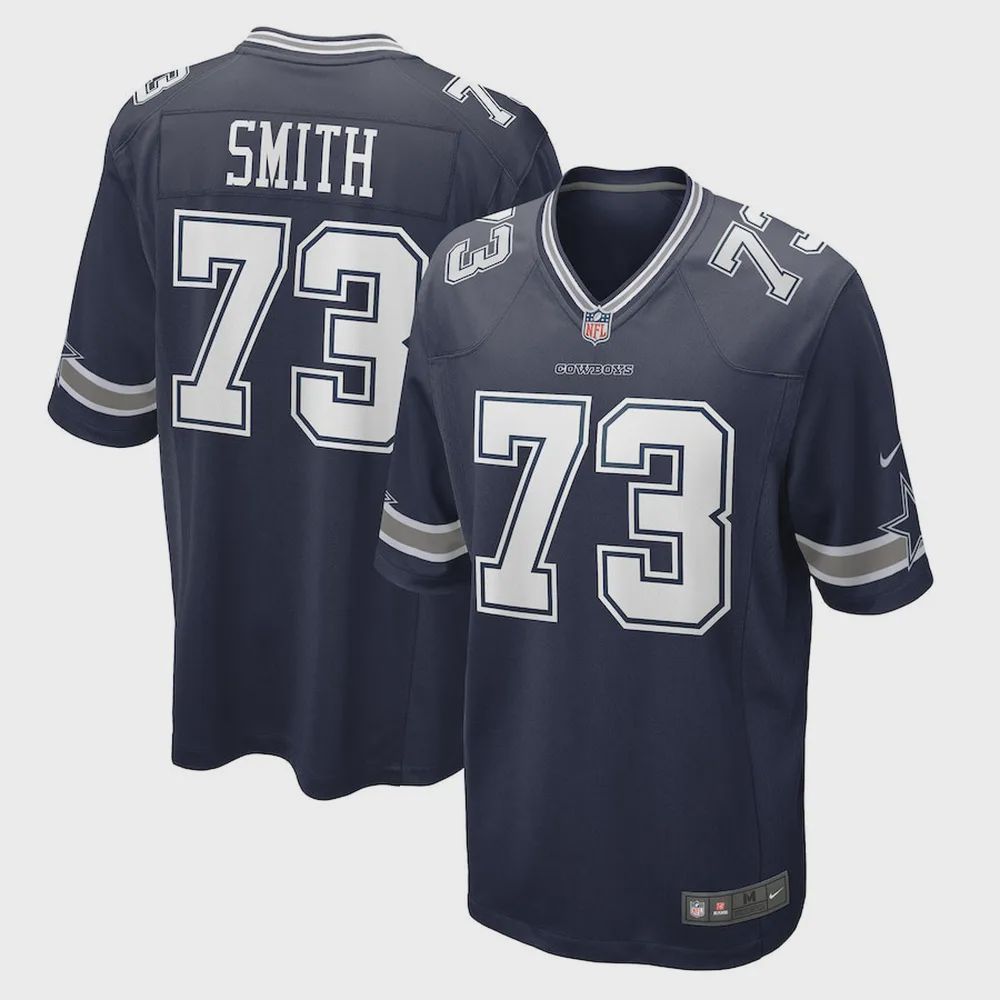 Tyler Smith 73 Dallas Cowboys 2022 Draft First Round Pick Game Jersey In Navy