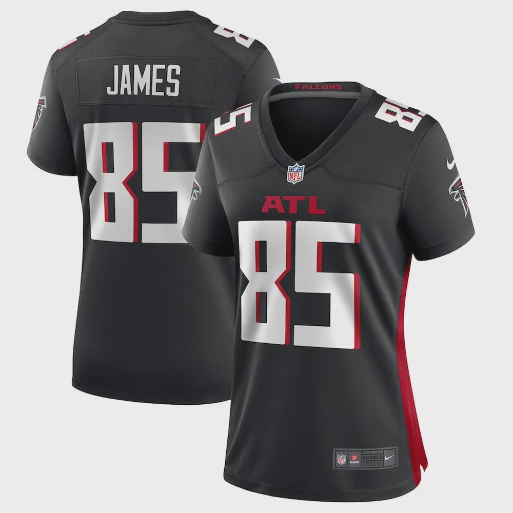 Tyshaun James Atlanta Falcons Women’s Player Game Jersey – Black