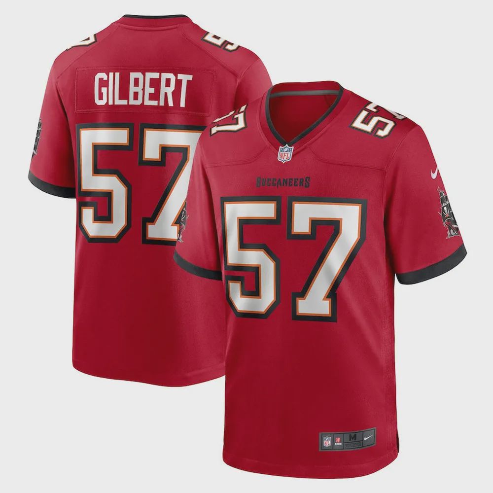 Ulysees Gilbert Iii 57 Tampa Bay Buccaneers Home Game Player Jersey – Red