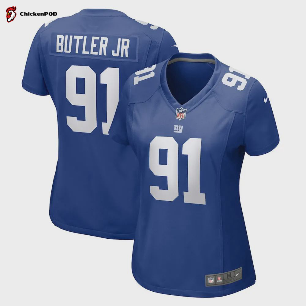 Vernon Butler 91 New York Giants Home Game Player Jersey – Royal