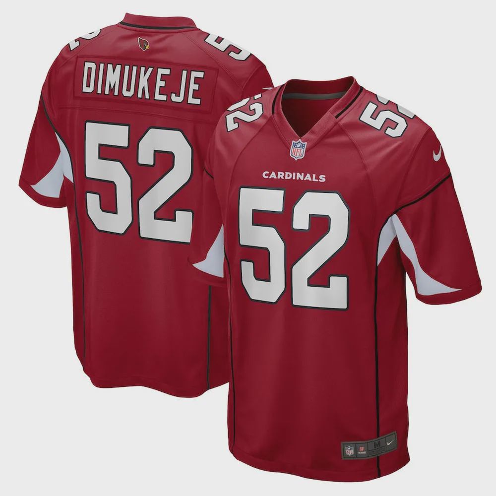 Victor Dimukeje 52 Arizona Cardinals Men Game Jersey – Cardinal