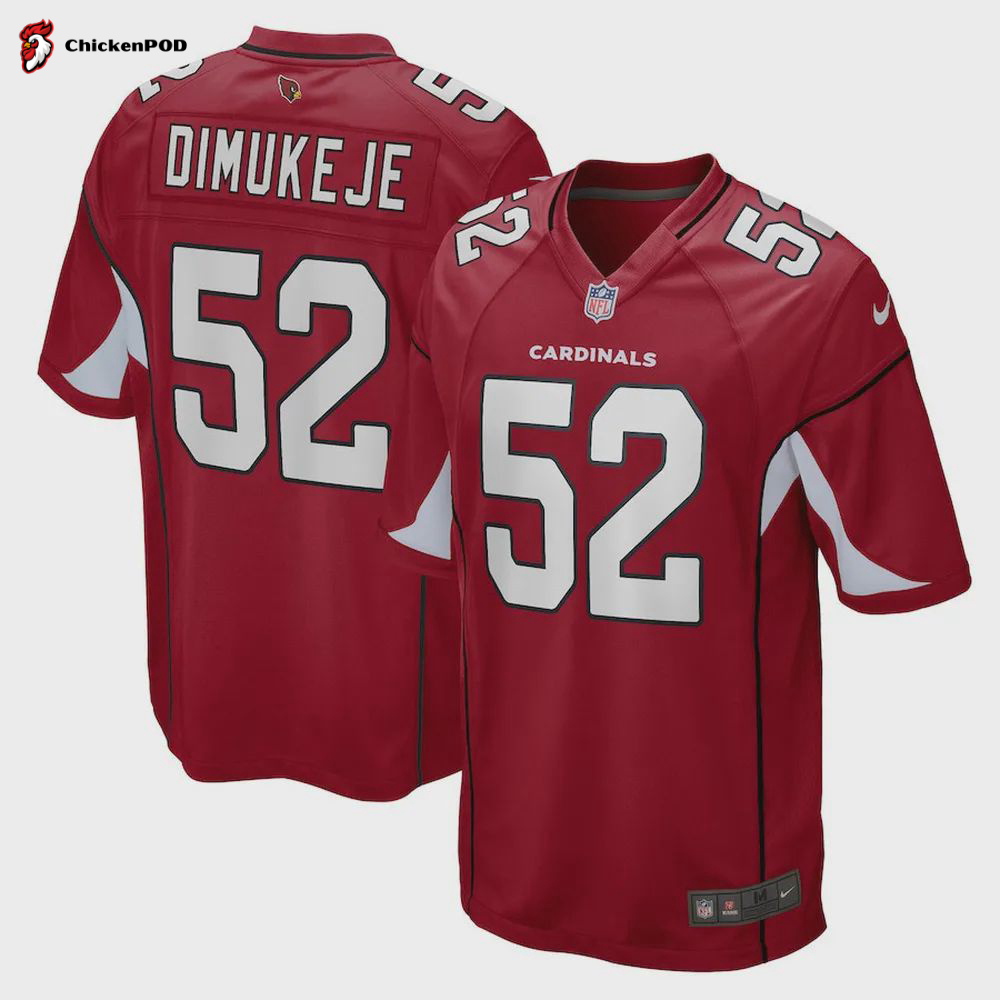 Victor Dimukeje 52 Arizona Cardinals Men Game Jersey – Cardinal