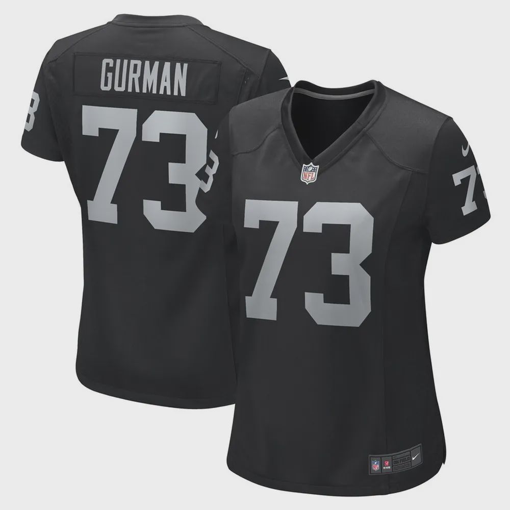 Vitaliy Gurman Las Vegas Raiders Women’s Game Player Jersey – Black