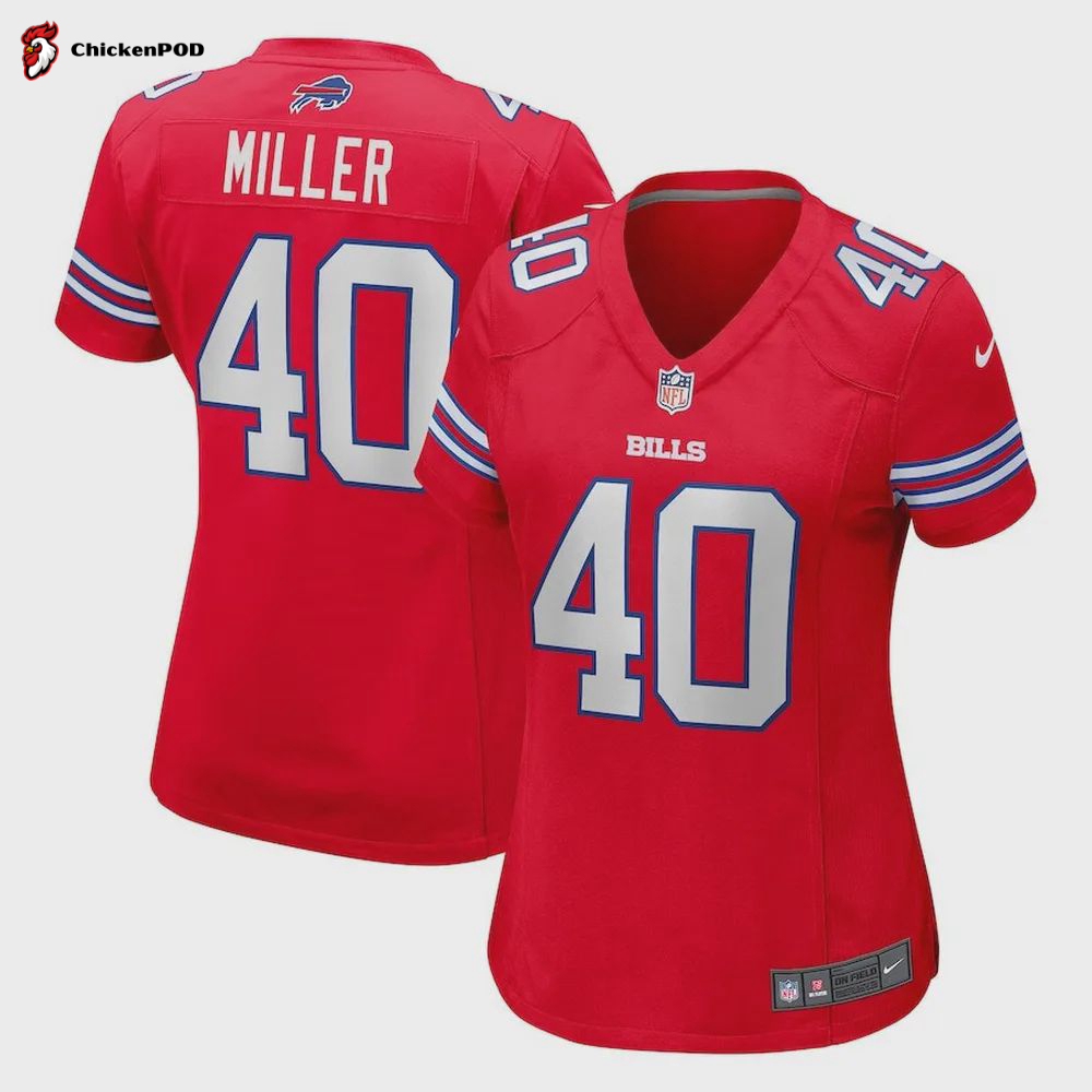 Von Miller 40 Buffalo Bills Player Game Jersey – Royal