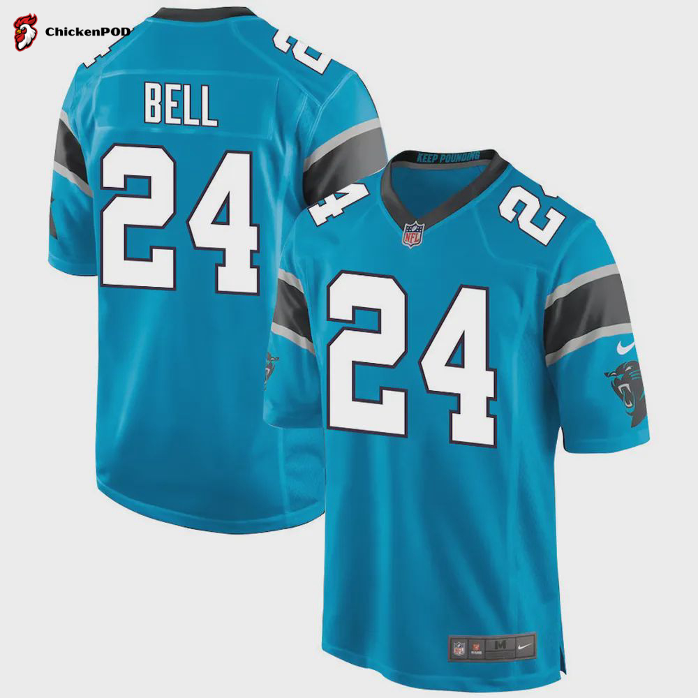 Vonn Bell 24 Carolina Panthers Men Game Jersey – Blue