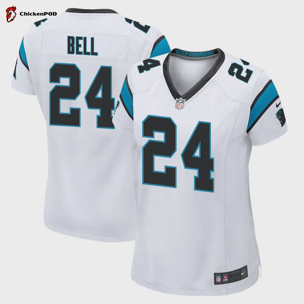 Vonn Bell 24 Carolina Panthers Women Game Jersey – White