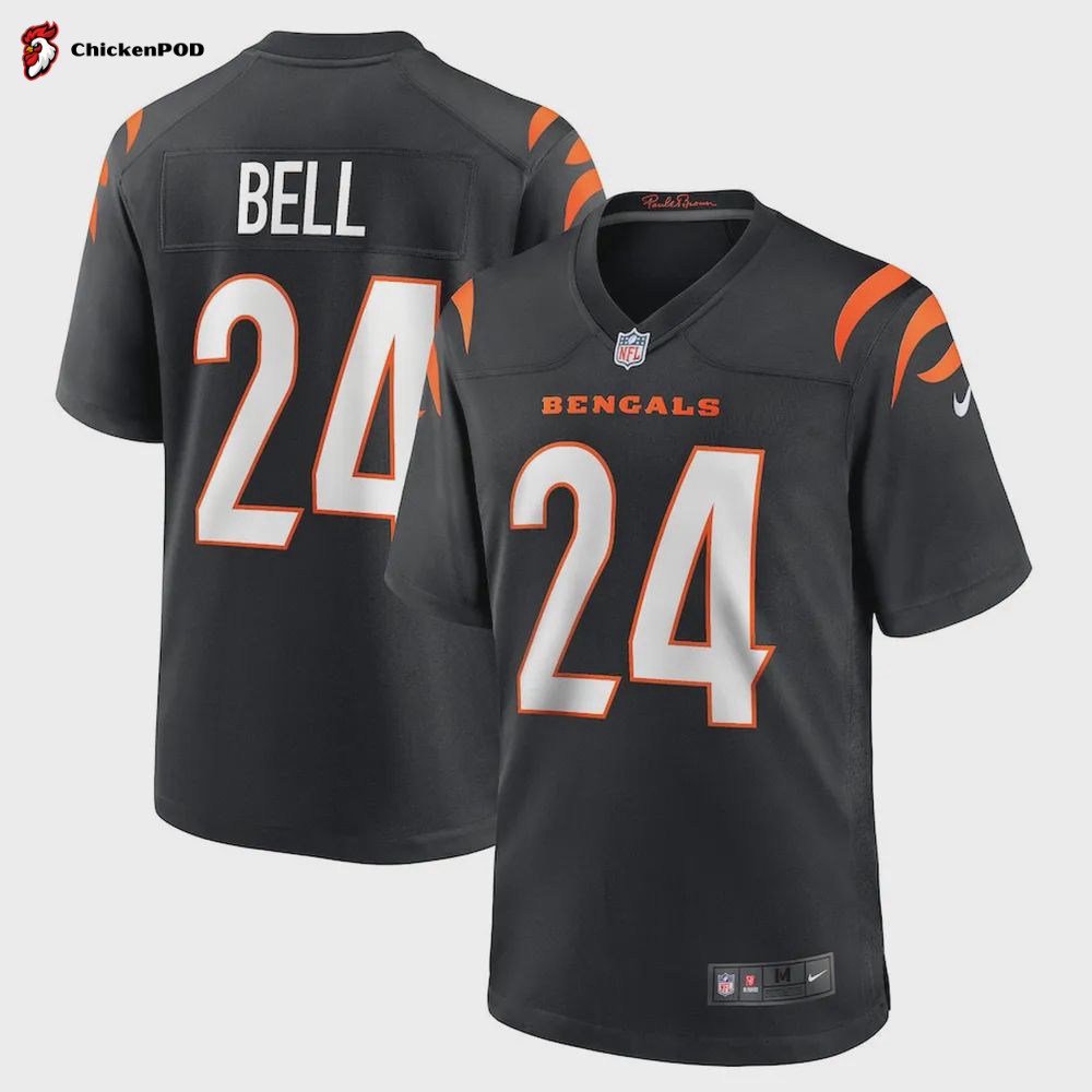 Vonn Bell 24 Carolina Panthers Women’s Team Game Jersey – Black