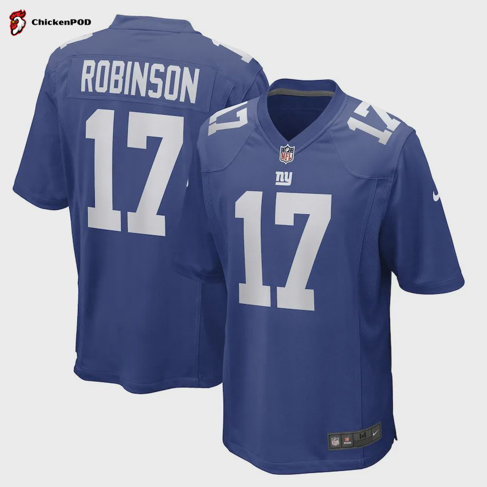 Wan’Dale Robinson New York Giants Game Player Jersey – Royal