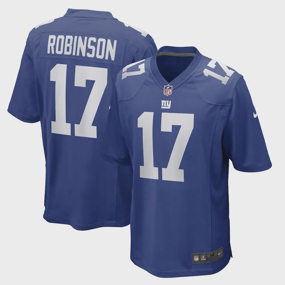 Wan’Dale Robinson New York Giants Game Player Jersey – Royal