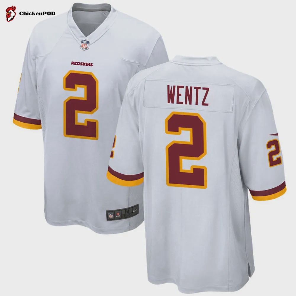 Washington Commanders Carson Wentz 2 Game Jersey – White Jersey