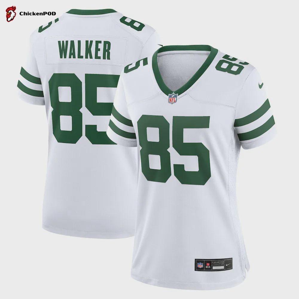 Wesley Walker 85 New York Jets Women’s Player Game Jersey – White