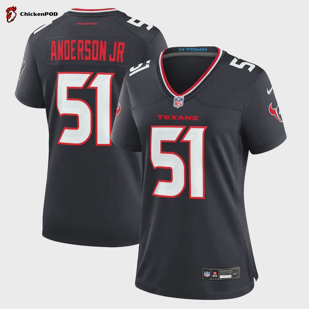 Will Anderson Jr. 51 Houston Texans Women’s Player Game Jersey – White