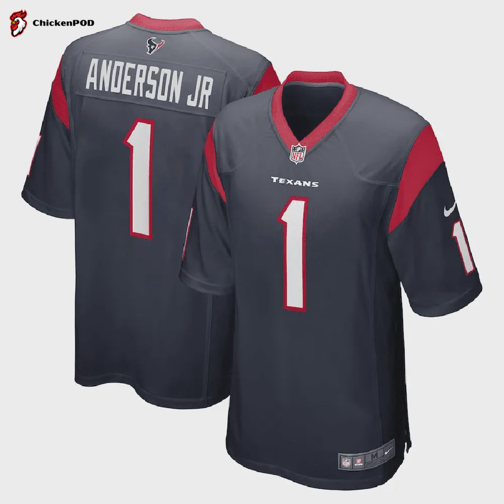 Will Anderson Jr. Houston Texans 2023 NFL Draft First Round Pick Game Jersey – Navy