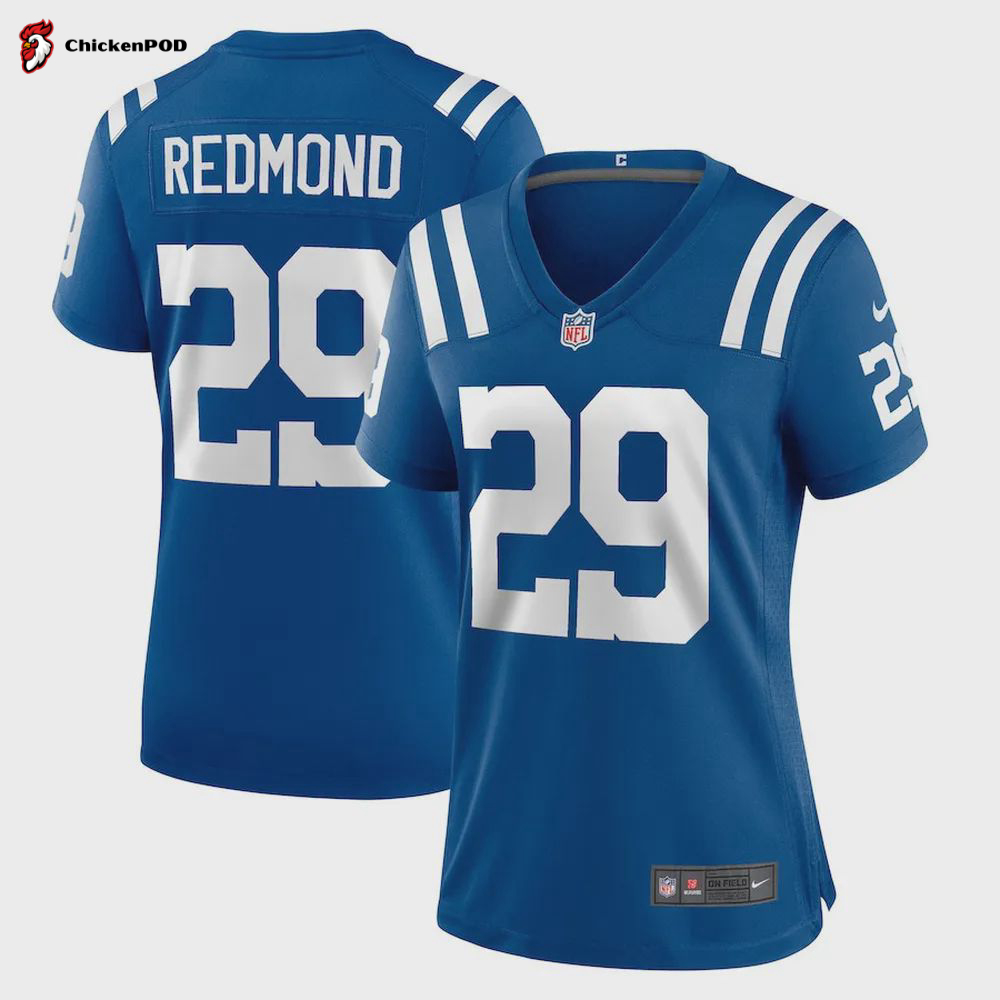 Will Redmond Indianapolis Colts Women’s Game Player Jersey – Royal