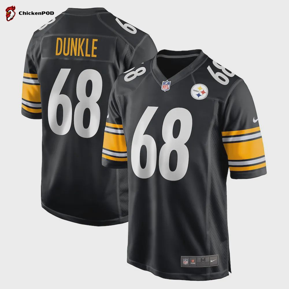 William Dunkle Pittsburgh Steelers Game Player Jersey – Black