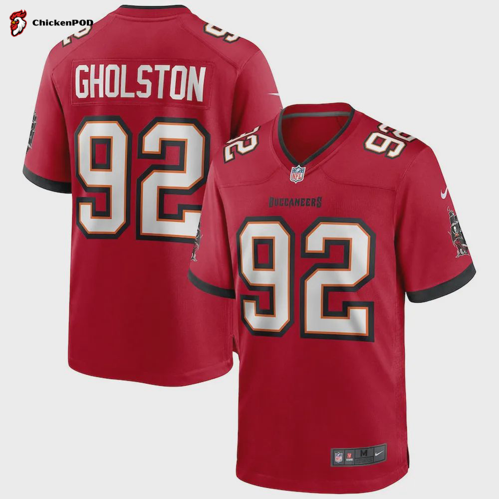 William Gholston 92 Tampa Bay Buccaneers Game Jersey – Red