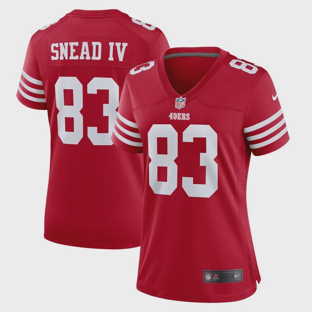 Willie Snead IV San Francisco 49ers Women’s Game Player Jersey – Scarlet