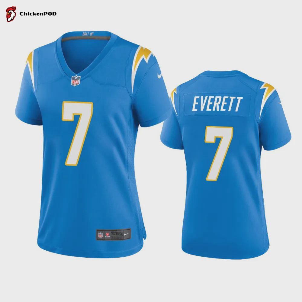 Women’s Los Angeles Chargers DeAndre Carter 82 Powder Blue Game Jersey