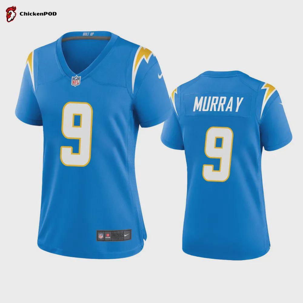 Women’s Los Angeles Chargers Kenneth Murray 9 Powder Blue Game Jersey