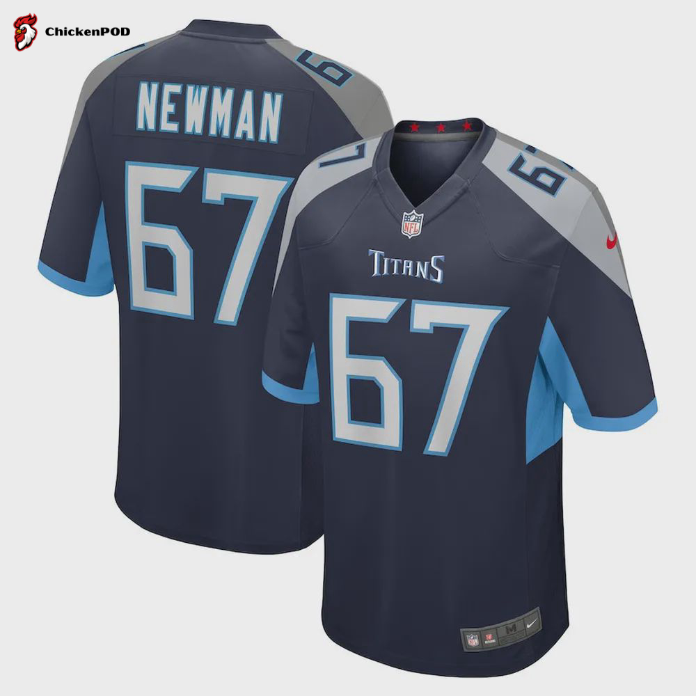 Xavier Newman Tennessee Titans Game Player Jersey – Navy